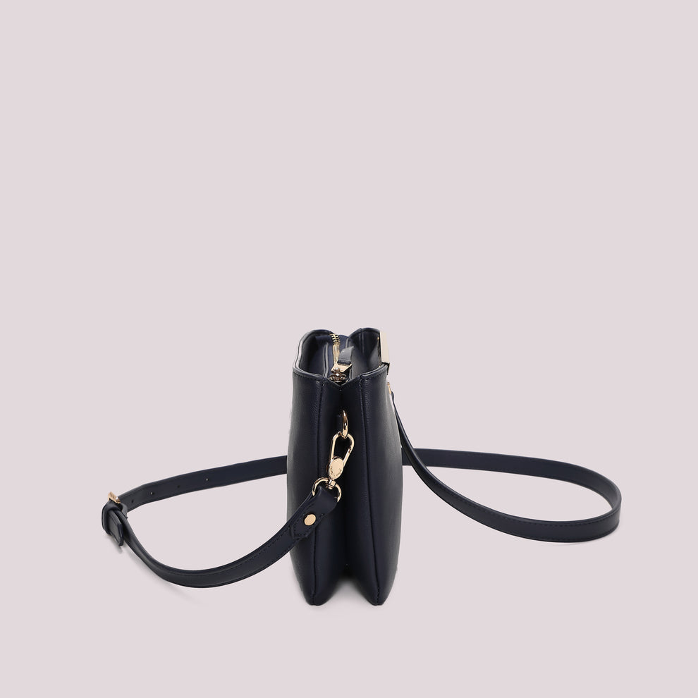 BORSA A TRACOLLA CON DETTAGLIO DORATO MIMI-MUA