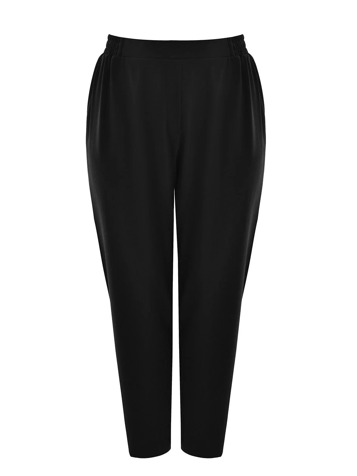 Pantaloni a gamba affusolata in crêpe Mat
