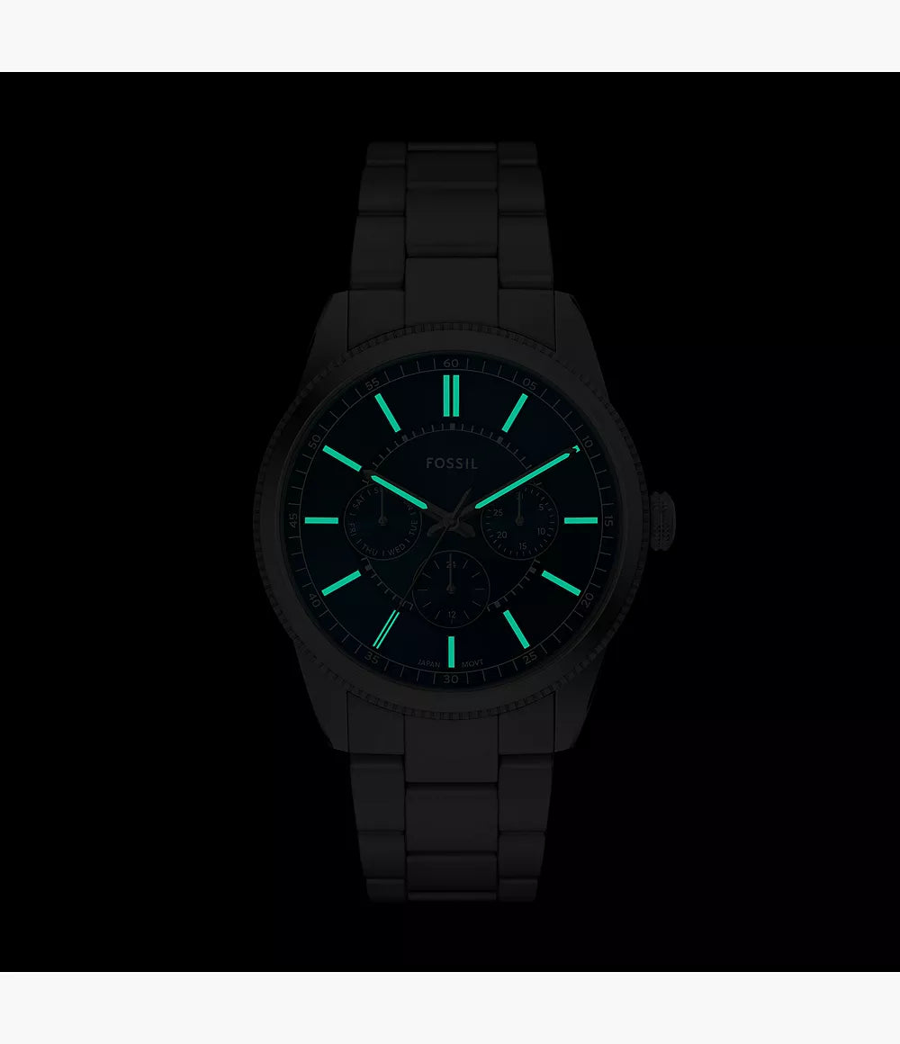 Orologio multifunzione Pearson 42 mm con bracciale in acciaio Fossil
