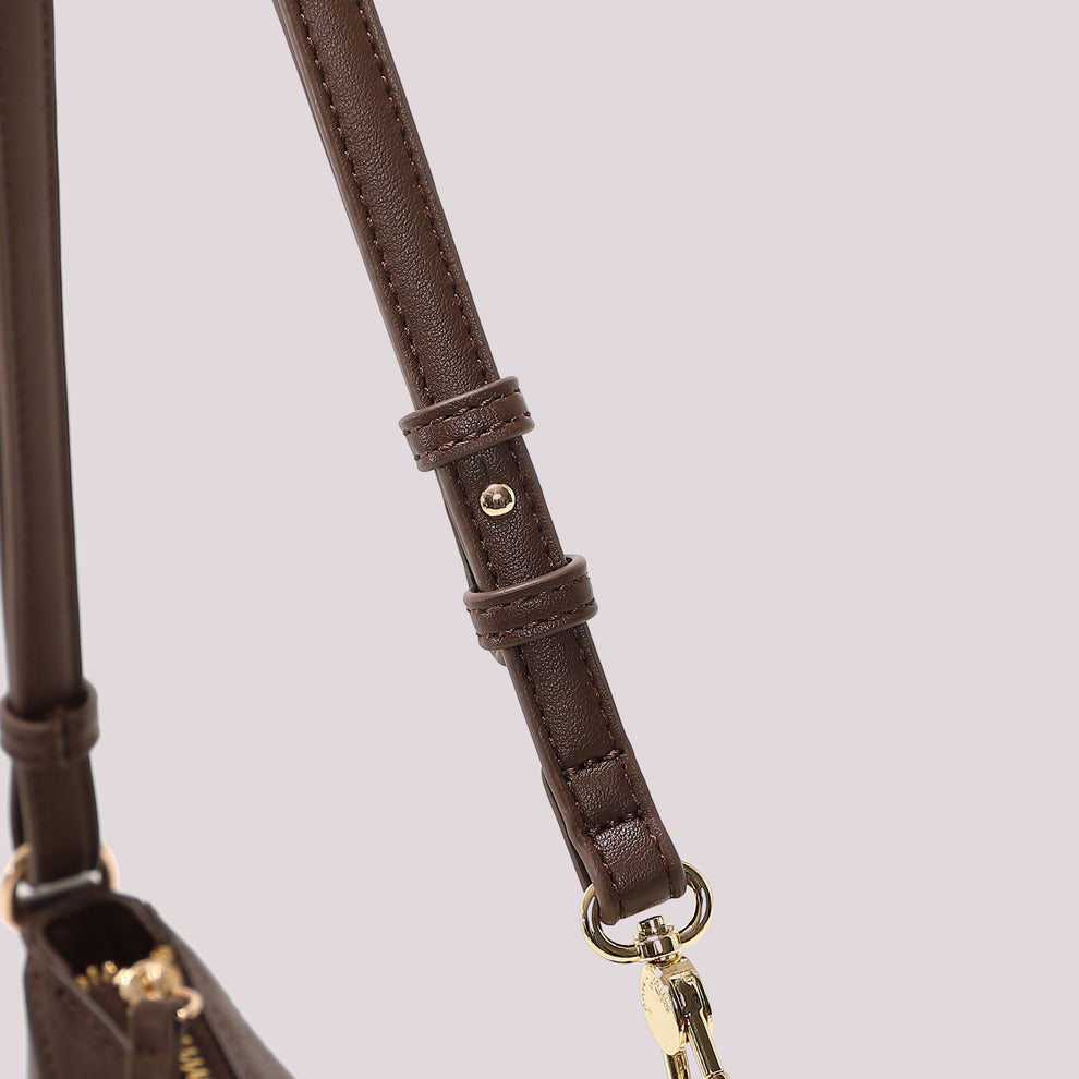 BORSA A TRACOLLA CON LETTERE MIMI MUA SULLA ZIP Mimi-Mua