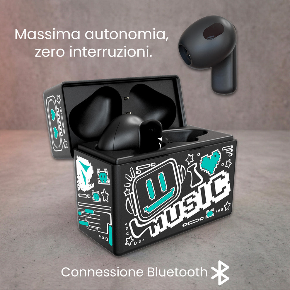 Auricolari Bluetooth in Ear XM191 - con Box di ricarica - AI di traduzione