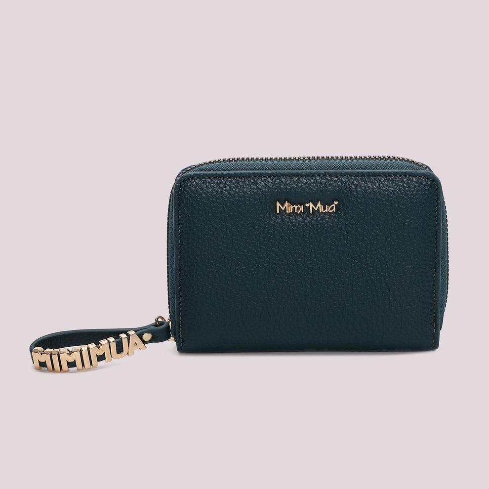 PORTAFOGLIO MEDIO BASIC CON TIRA ZIP LOGATO MIMI-MUA