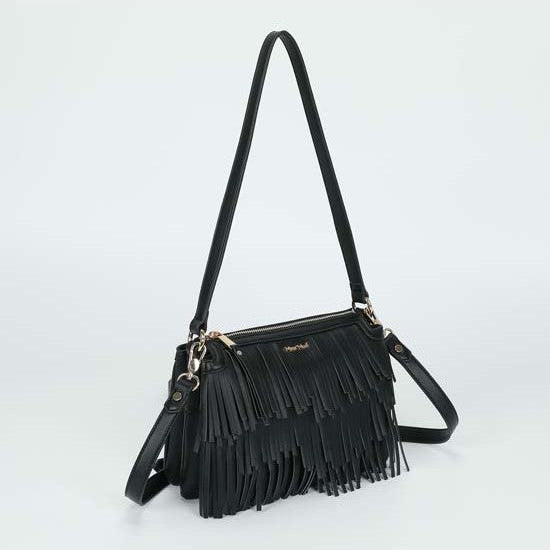 BORSA TRACOLLA CON FRANGE MIMI-MUA