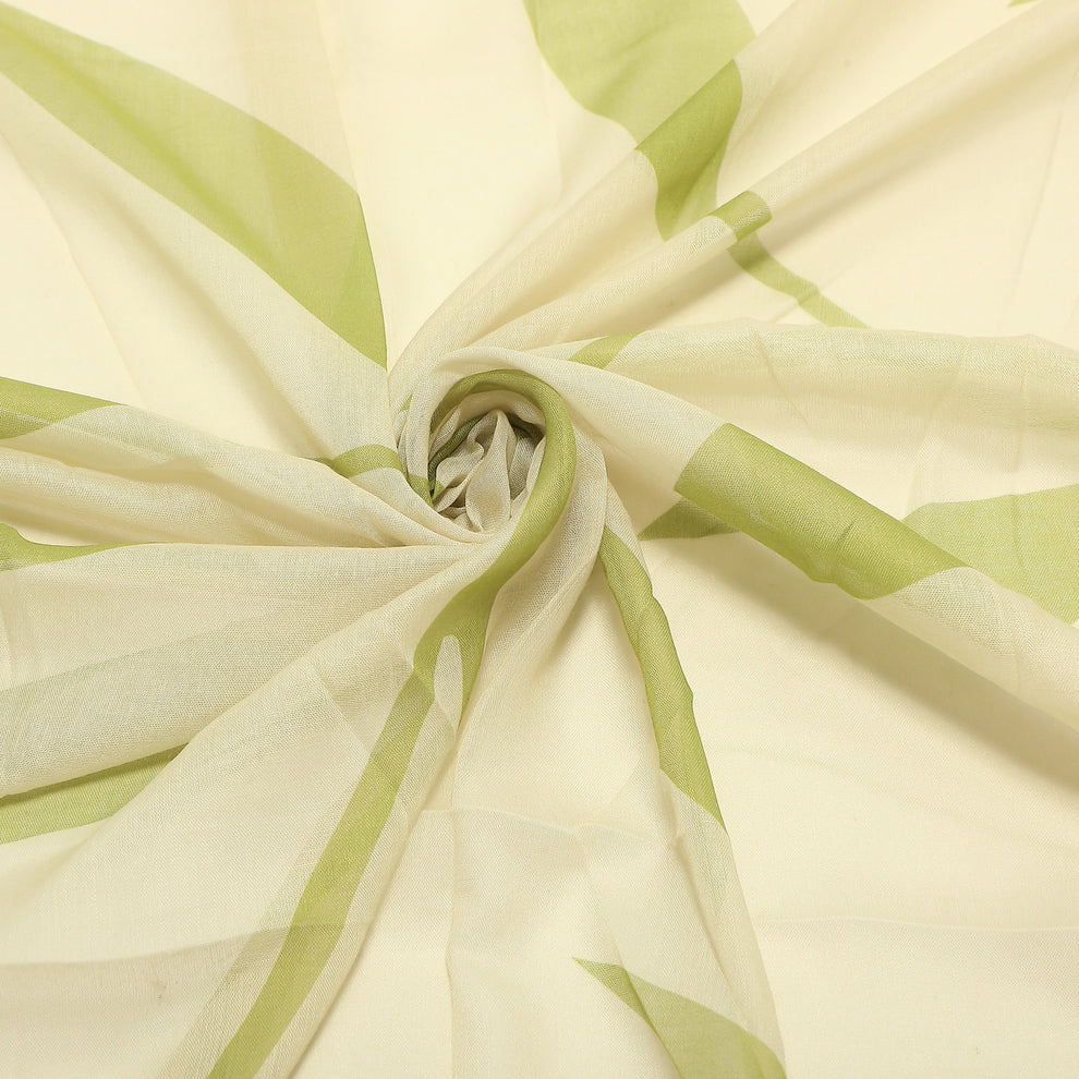FOULARD CON FOGLIOLINE SPARSE (135X135 cm) MIMI-MUA