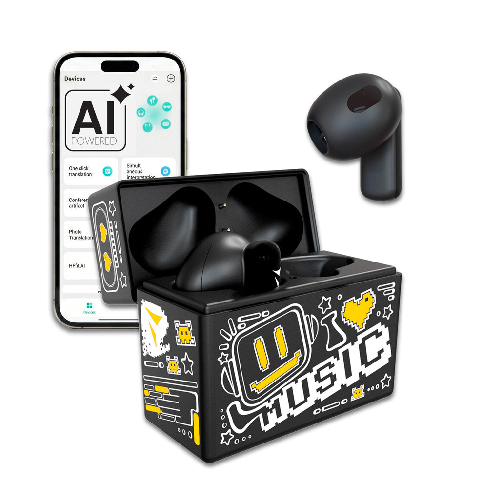 Auricolari Bluetooth in Ear XM191 - con Box di ricarica - AI di traduzione
