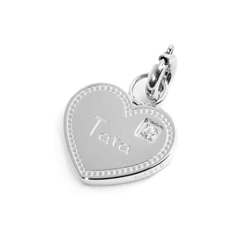Charm cuore tata con zircone MARLU'