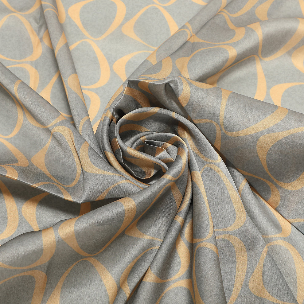 FOULARD CON CERCHIETTI ASIMMETRICI (90X90 cm) MIMI-MUA