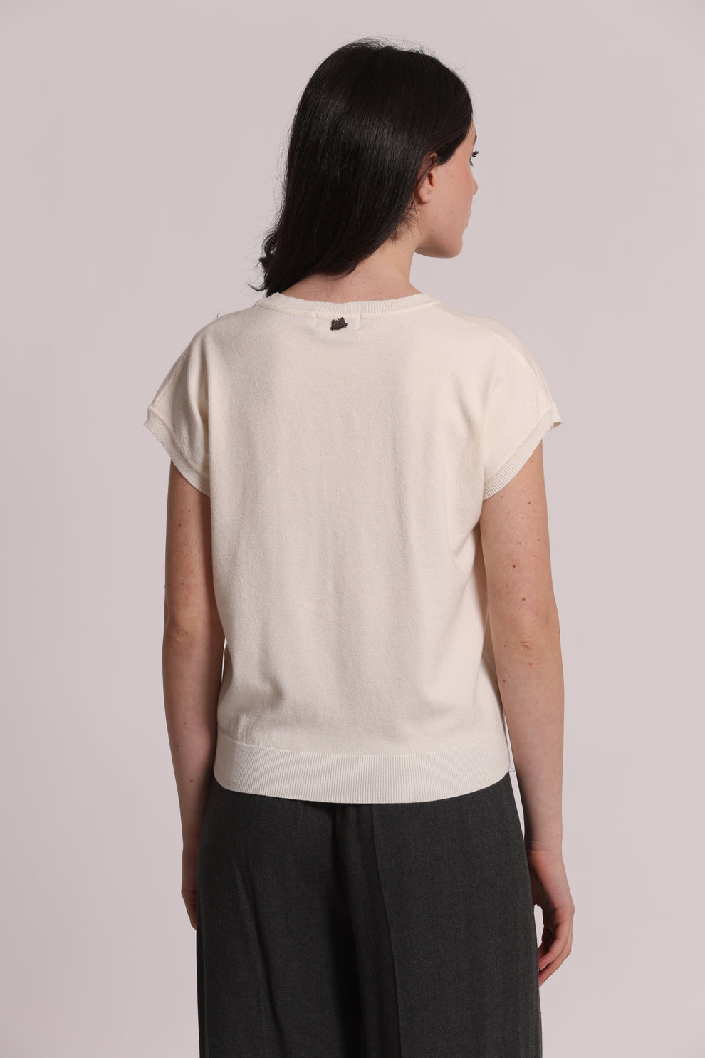 MAGLIA A MANICHE CORTE MIMI-MUA