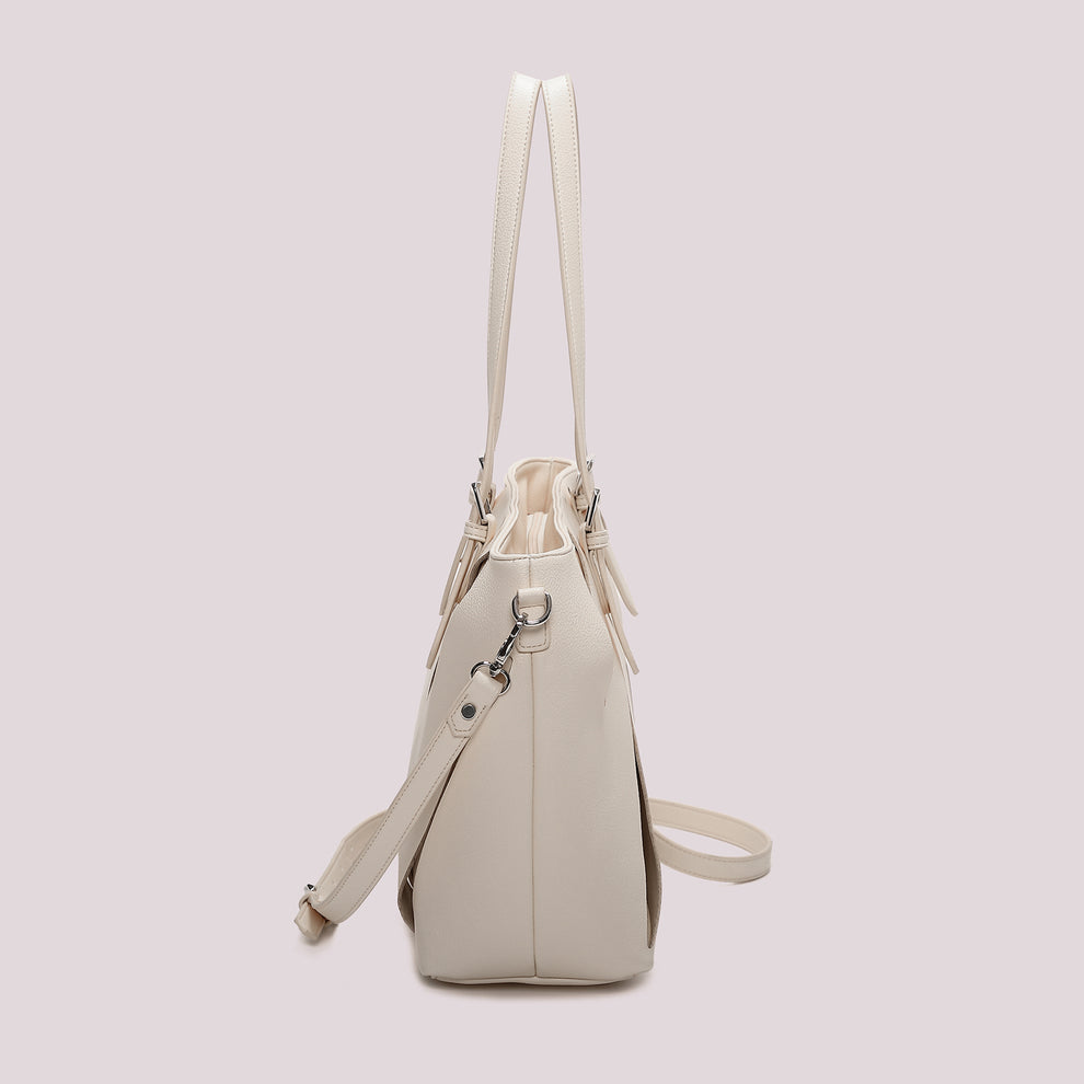 BORSA SHOPPING CON TAGLI DIAGONALI MIMI-MUA