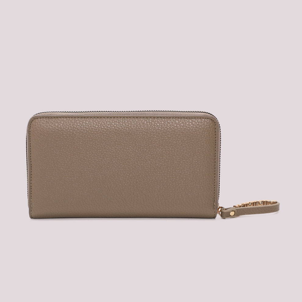 PORTAFOGLIO GRANDE BASIC CON TIRA ZIP LOGATO MIMI-MUA