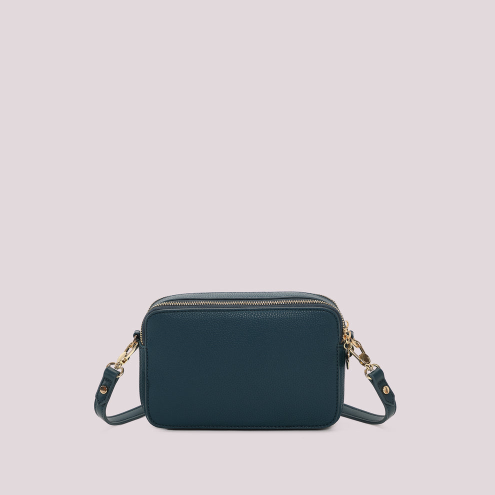 BORSA A TRACOLLA CON CUCITURE A VISTA MIMI-MUA