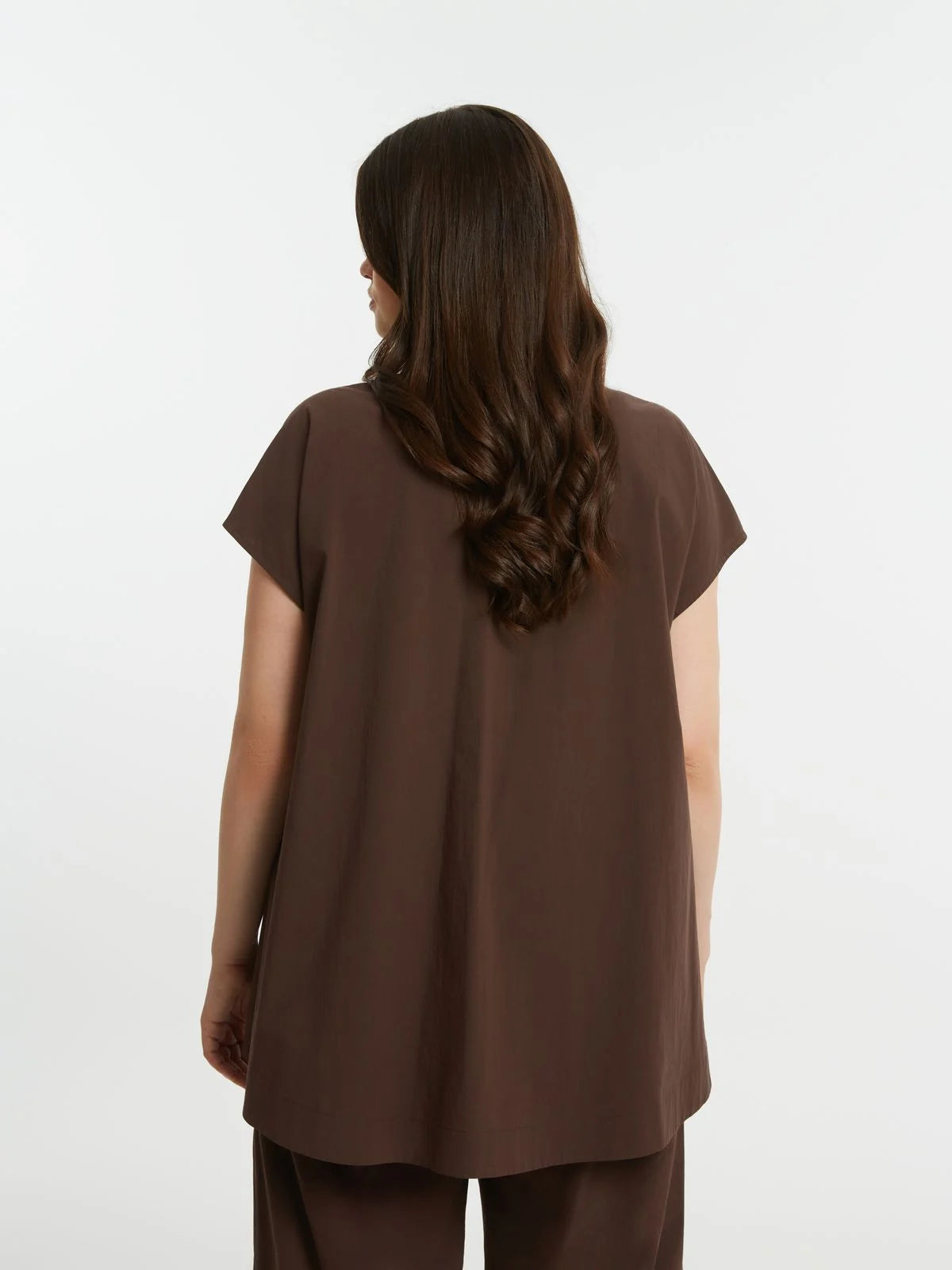 Camicia a maniche corte in cotone dalla silhouette rilassata Mat