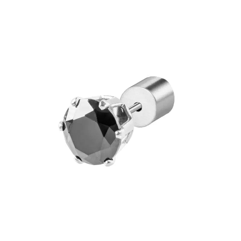 Orecchino a lobo con zircone 6mm Marlu