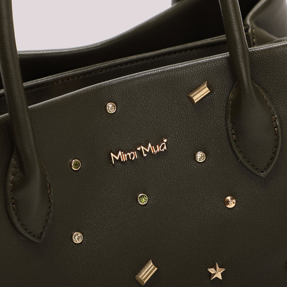 BORSA SHOPPING CON APPLICAZIONI COLORATE MIMI-MUA