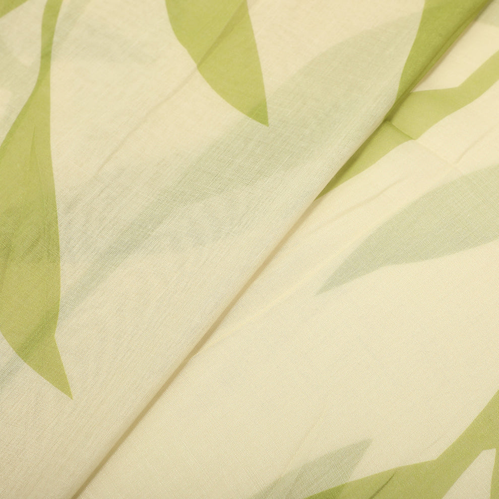 FOULARD CON FOGLIOLINE SPARSE (135X135 cm) MIMI-MUA