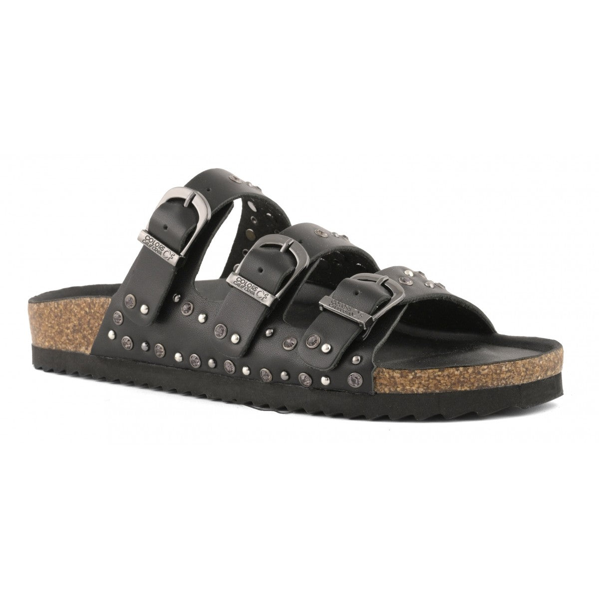 SLOFI
Sandalo in nabuk e strass Colors of California