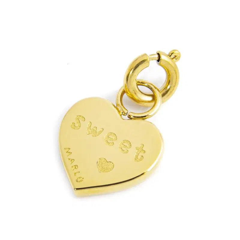 Charm cuore con zircone MARLU'
