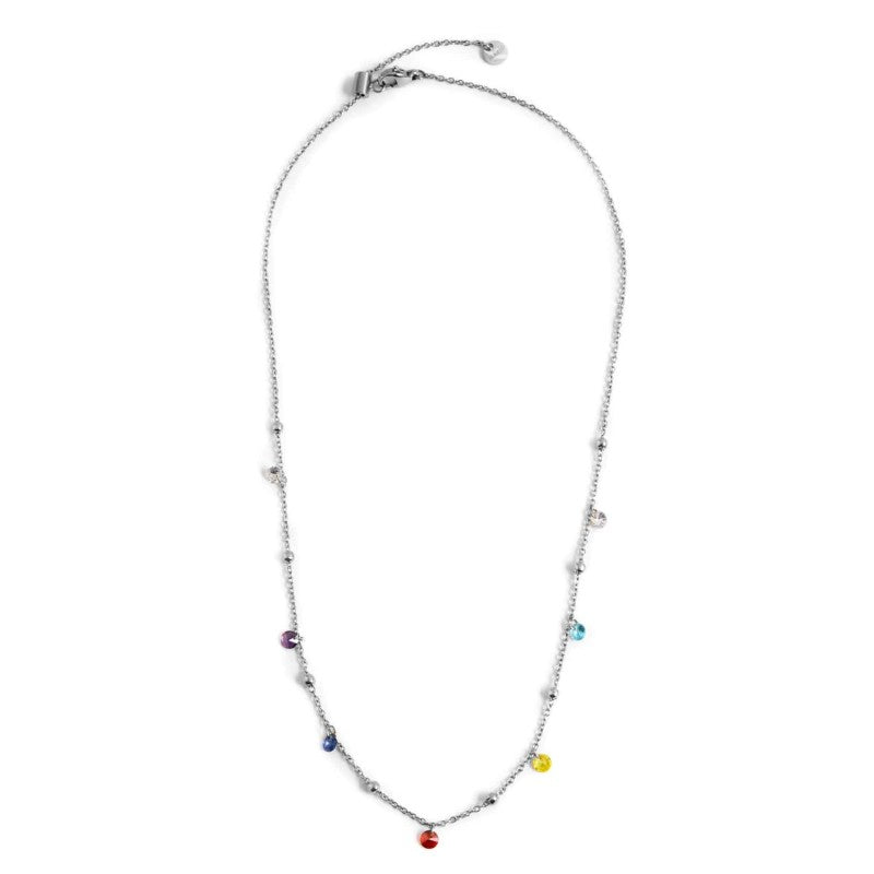 Collana con zirconi e sfere Marlù