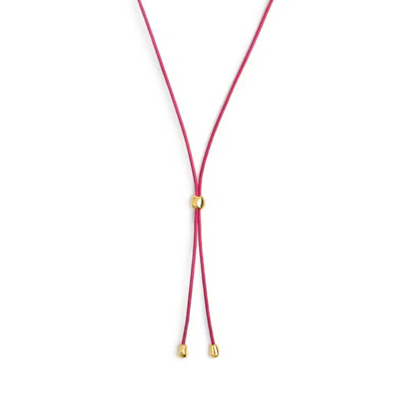 Collana cordino a laccio Marlù