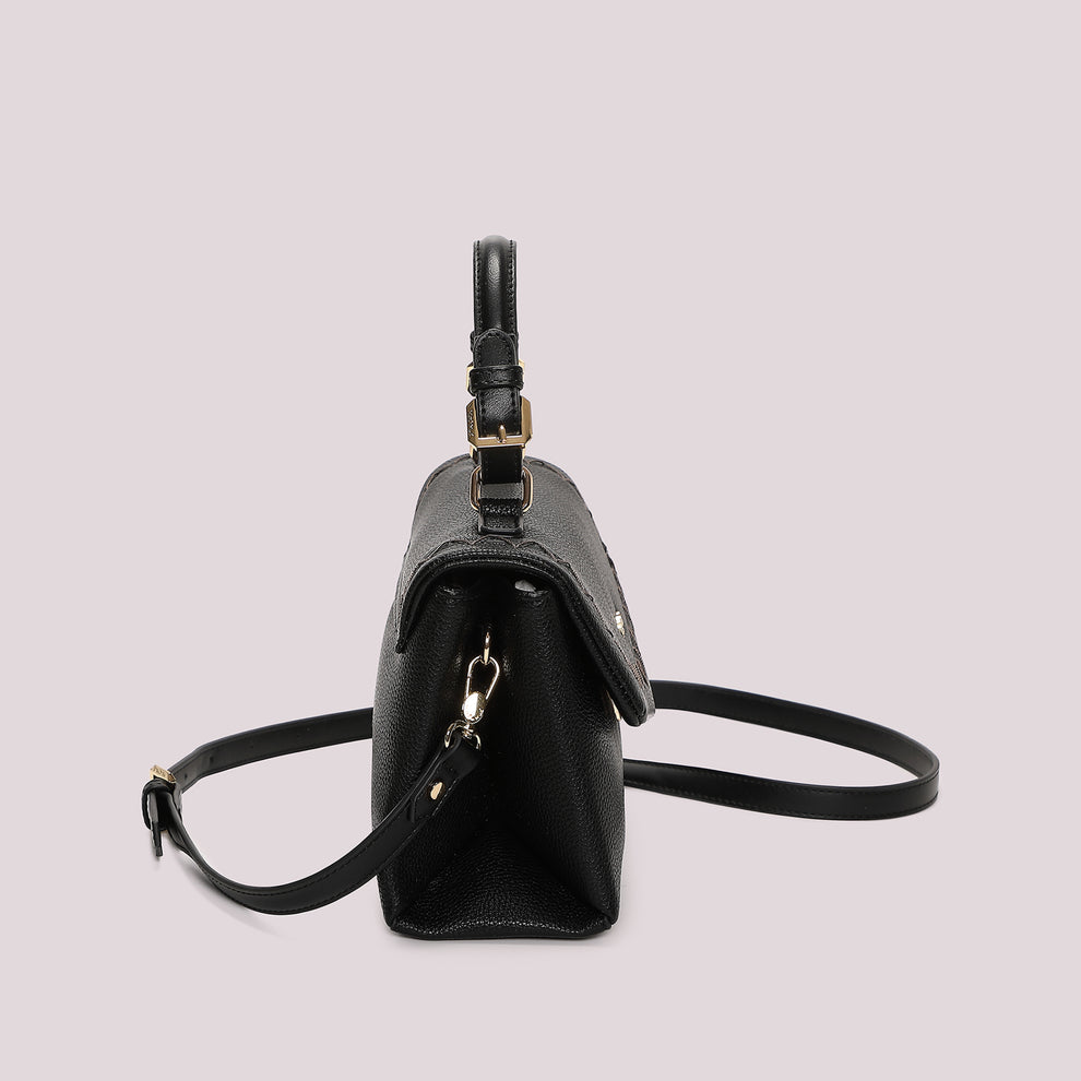 BORSA A MANO CON CUCITURE A VISTA MIMI-MUA