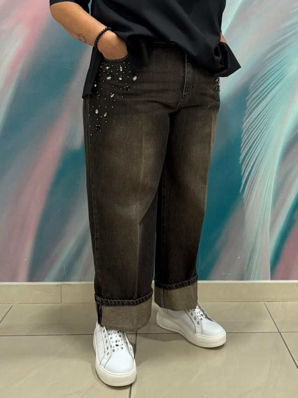 Jeans con Pietre Dejavu