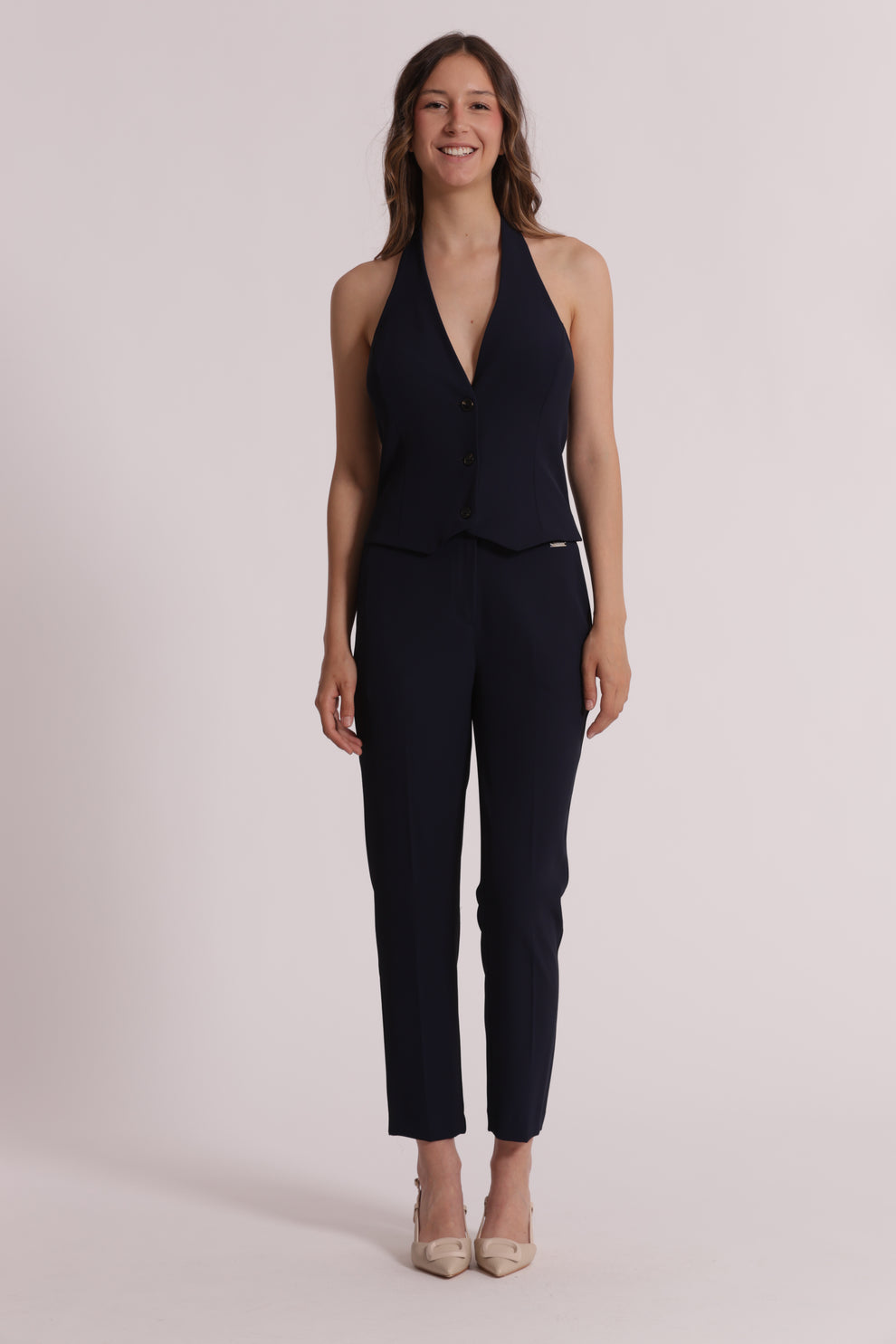 PANTALONE CON ELASTICO IN VITA MIMI-MUA