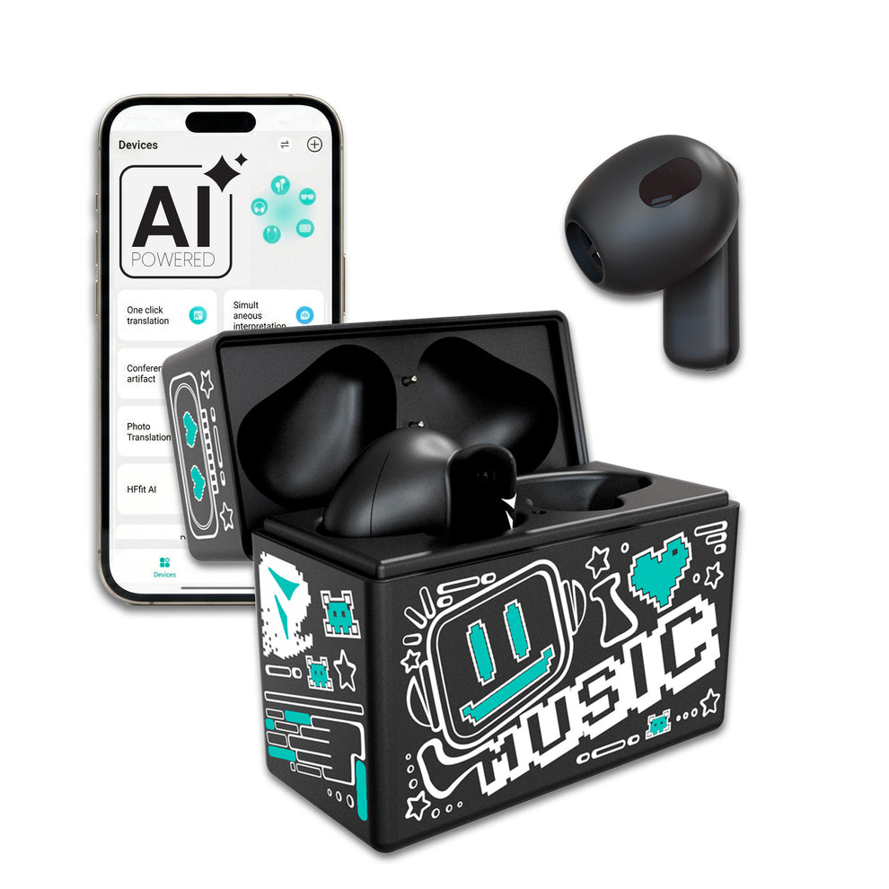 Auricolari Bluetooth in Ear XM191 - con Box di ricarica - AI di traduzione