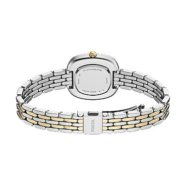 Orologio Emerson 30 mm a tre sfere con bracciale in acciaio bicolore Fossil