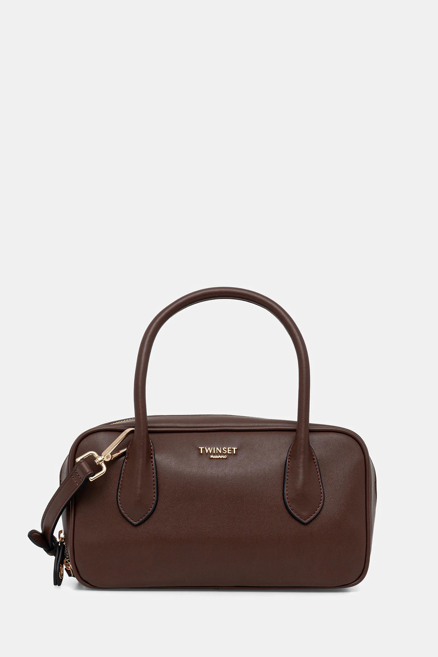 Borsa bauletto media con logo TWINSET