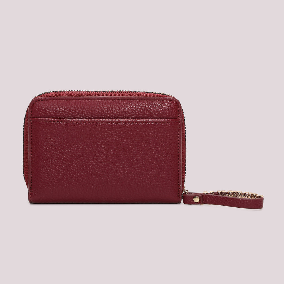PORTAFOGLIO MEDIO BASIC CON TIRA ZIP LOGATO MIMI-MUA