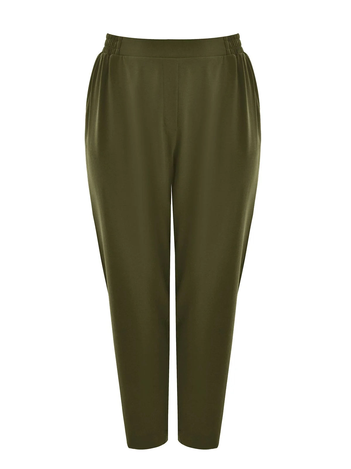Pantaloni a gamba affusolata in crêpe Mat