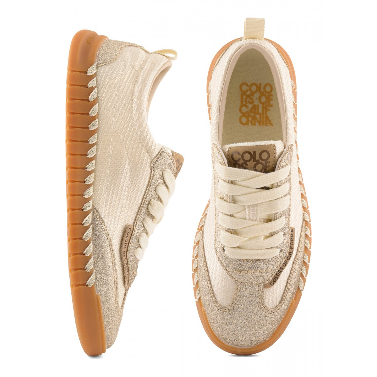 TAHOE
Sneaker tessuto e glitter Colors of California