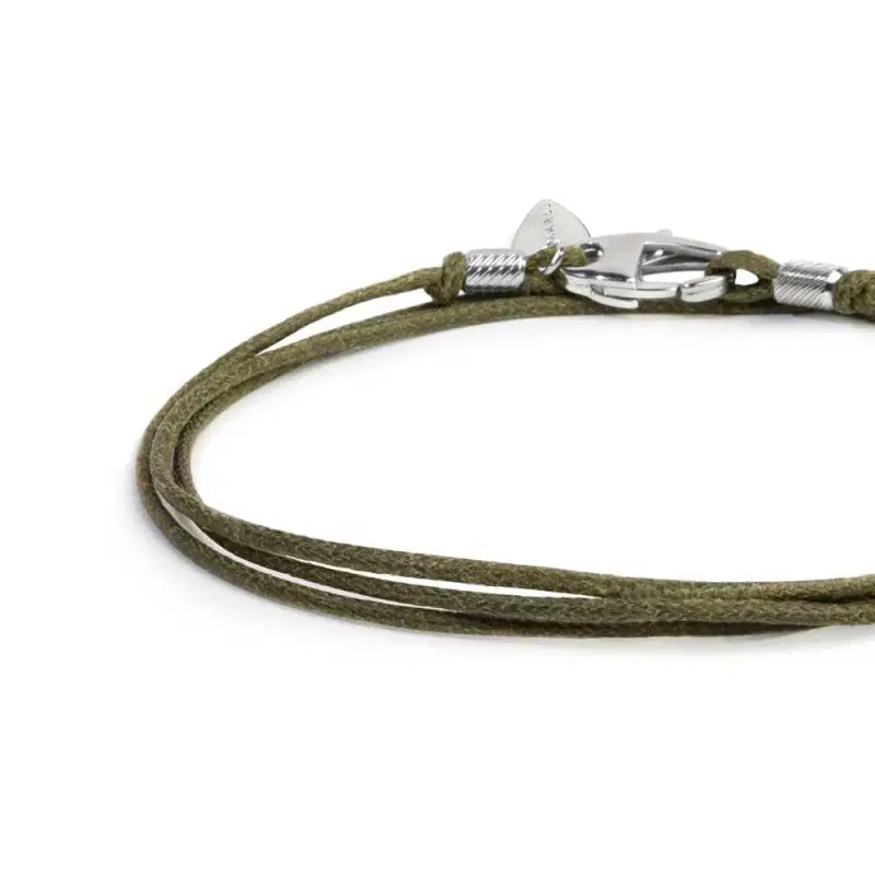 Bracciale cordino cerato trasformabile in collana Marlù