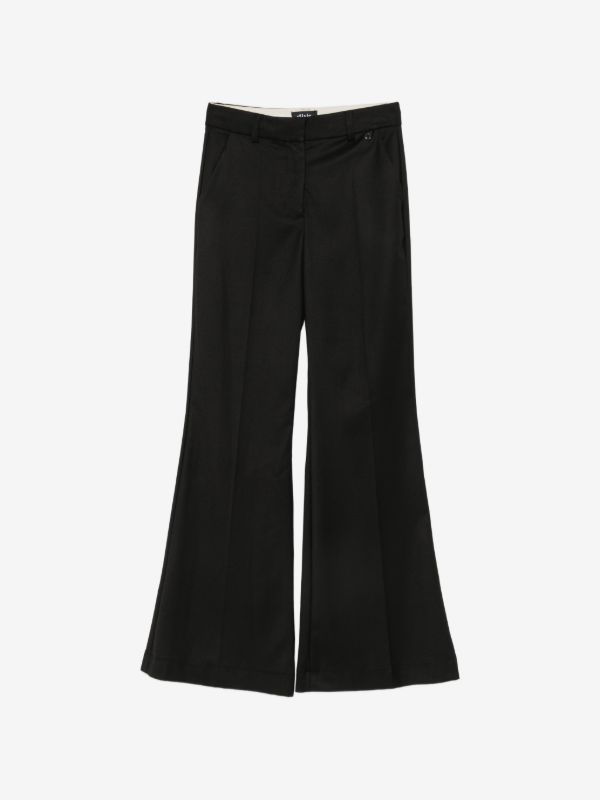 Pantaloni flare vita alta con tasche laterali Dixie