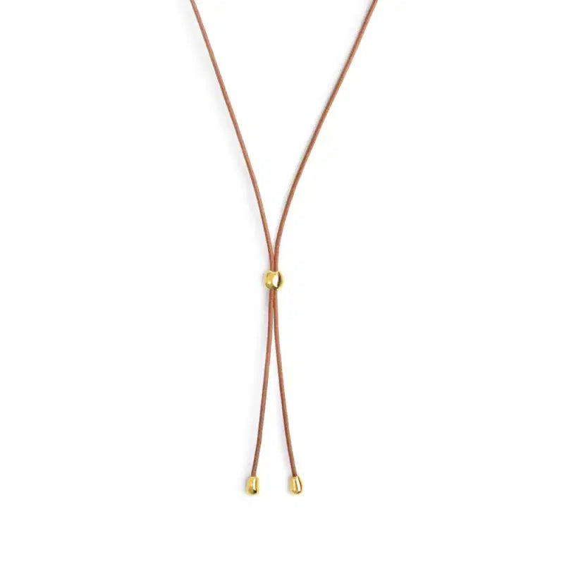 Collana cordino a laccio Marlù