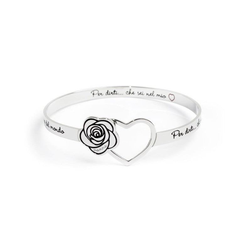 Bracciale rigido rosa MARLU'