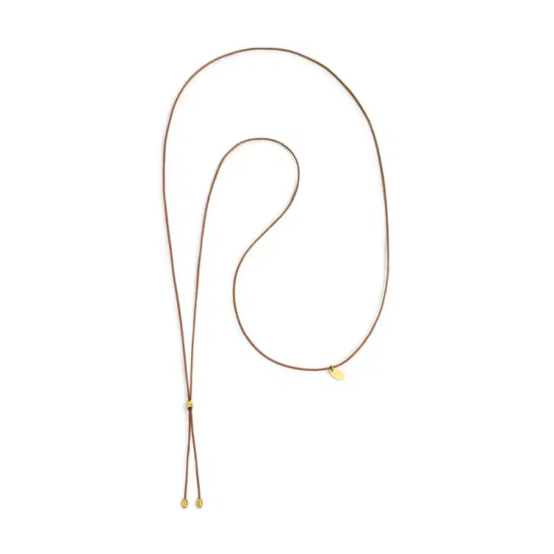Collana cordino a laccio Marlù