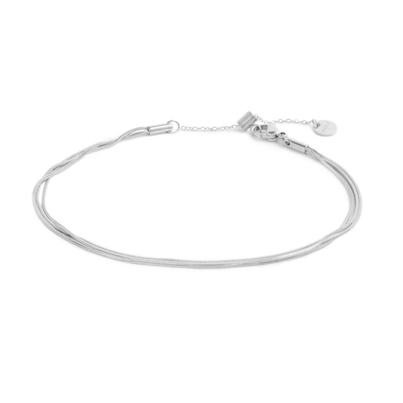 Cavigliera catena multifilo snake quadrata Marlú