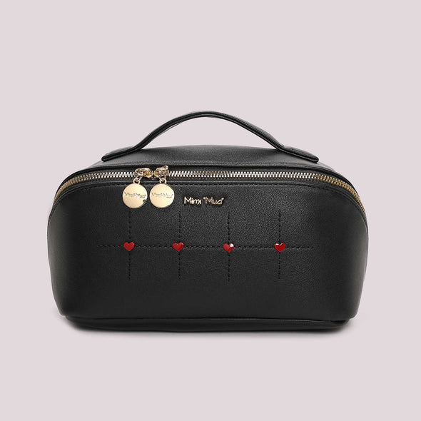 BEAUTY CASE SET DA 3 CON CUORICINI MIMÍ-MUÁ