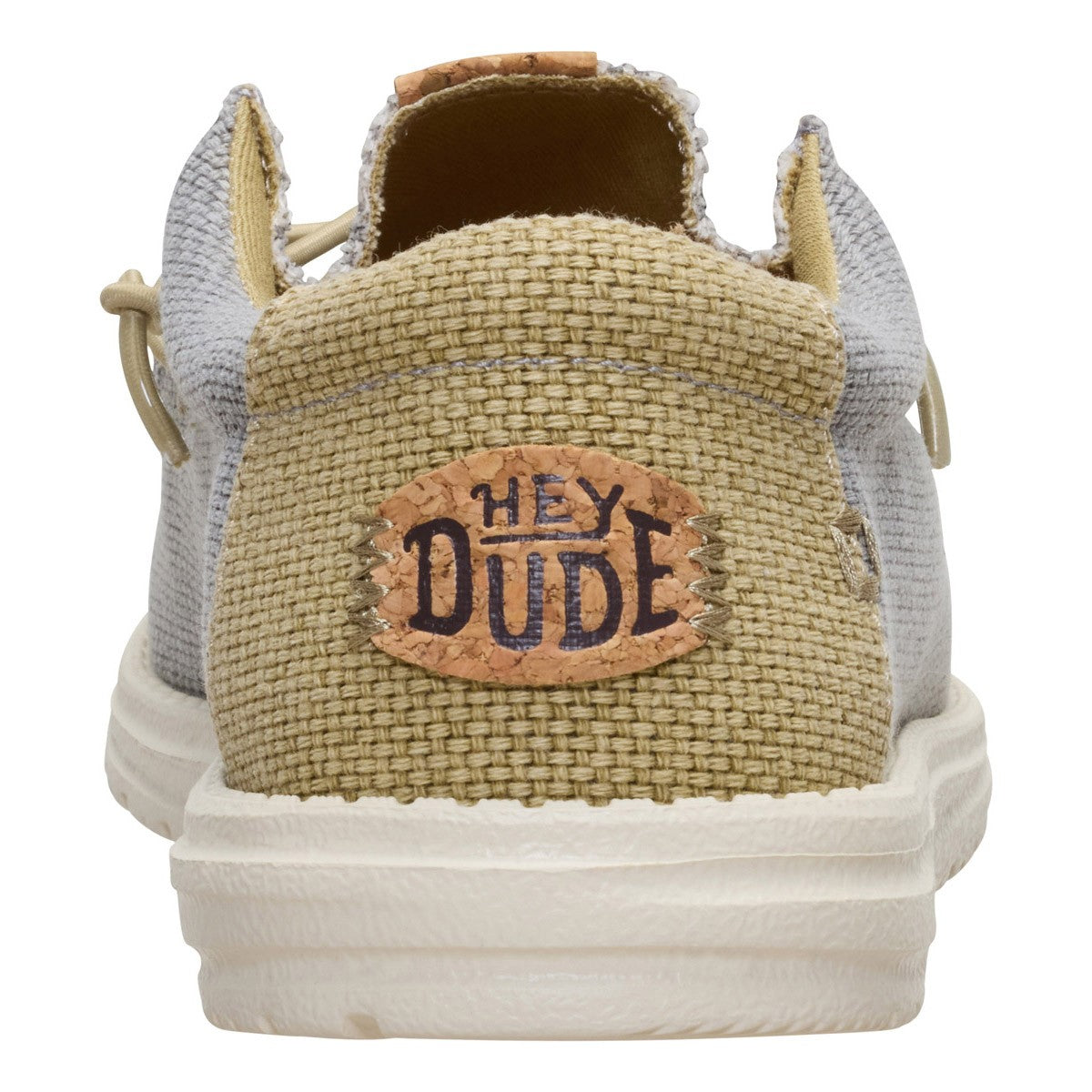 Wally braided Flannel Grey/olive Grey HEY DUDE