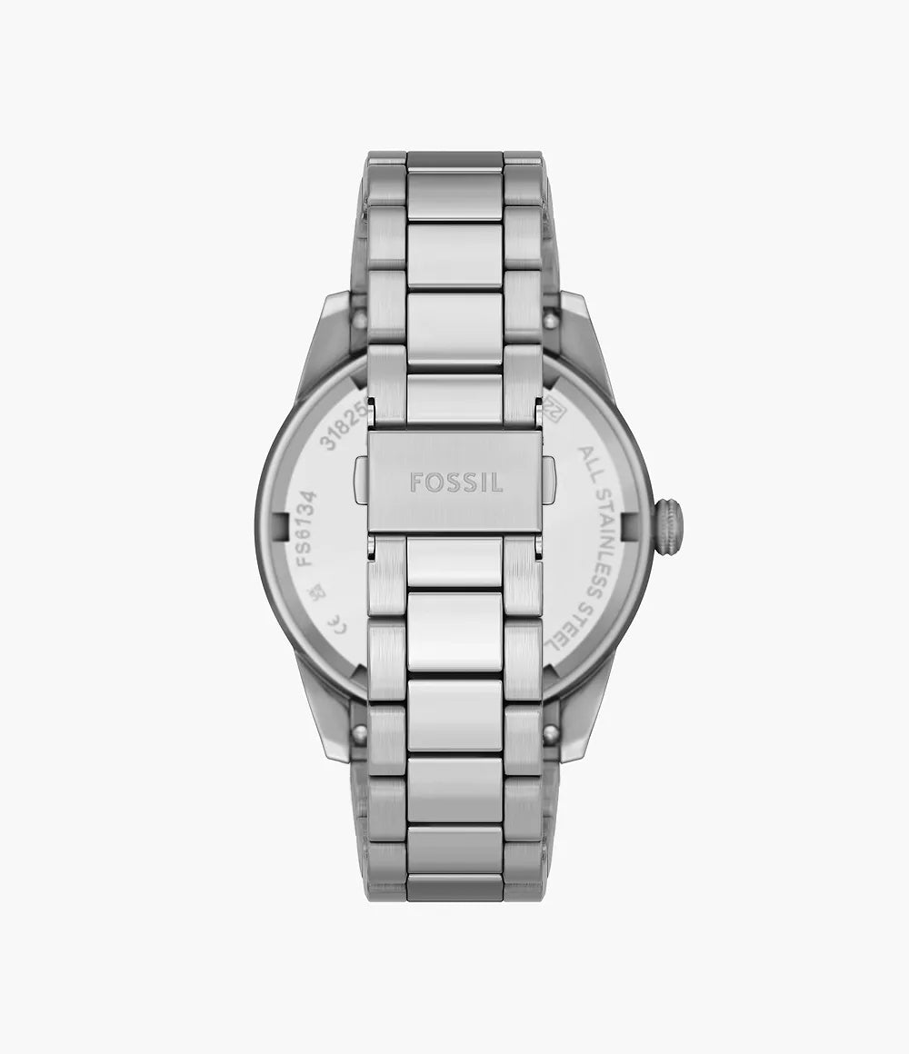 Orologio multifunzione Pearson 42 mm con bracciale in acciaio Fossil
