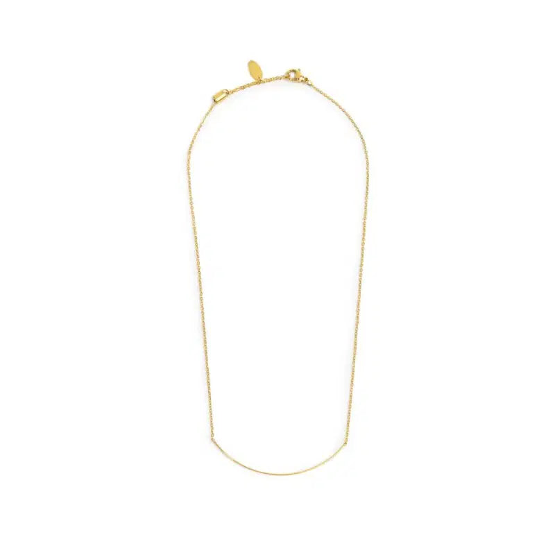 Collana catena cutting cross con centrale filo rigido Marlù