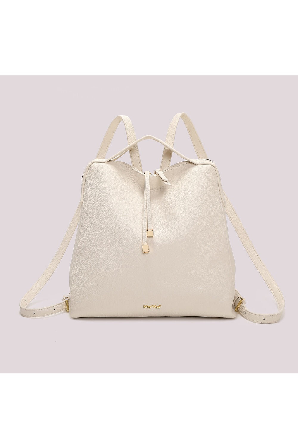 ZAINO CON TIRA ZIP CON DETTAGLIO QUADRATO Mimi-Mua