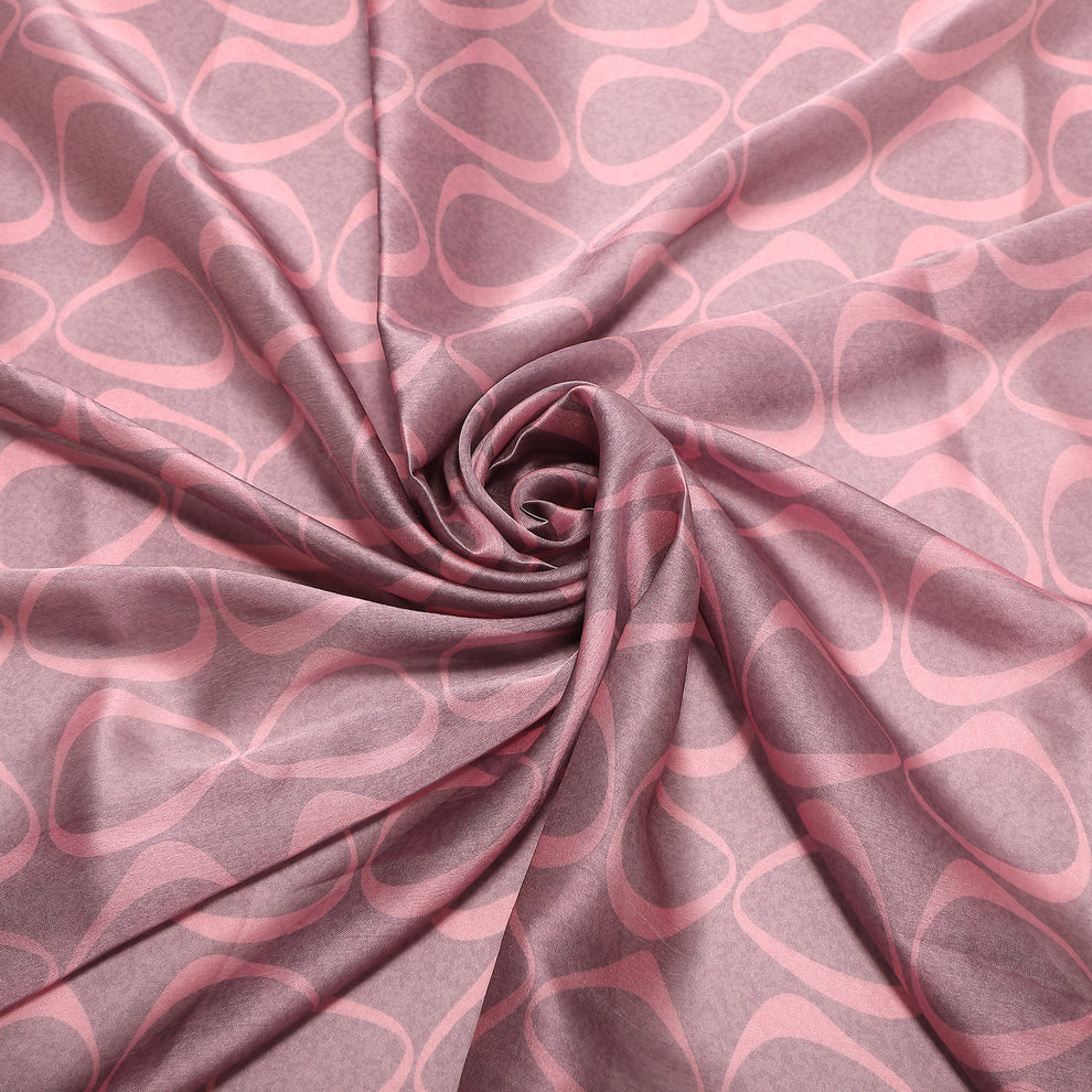 FOULARD CON CERCHIETTI ASIMMETRICI (90X90 cm) MIMI-MUA