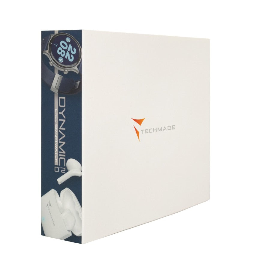 Smartwatch Dynamic 2 - Bundle Pack con Auricolari - Colore Blu