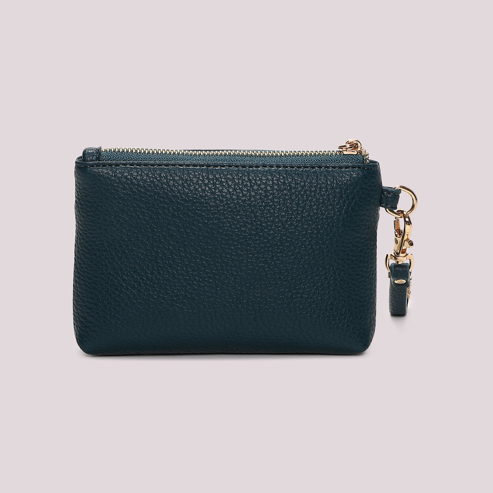 PORTAFOGLIO PICCOLO BASIC CON TIRA ZIP LOGATO MIMI-MUA