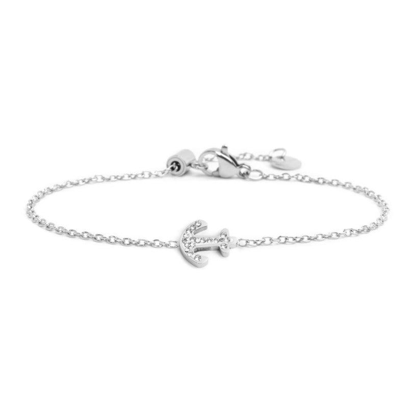 Bracciale ancora con cristalli Marlù