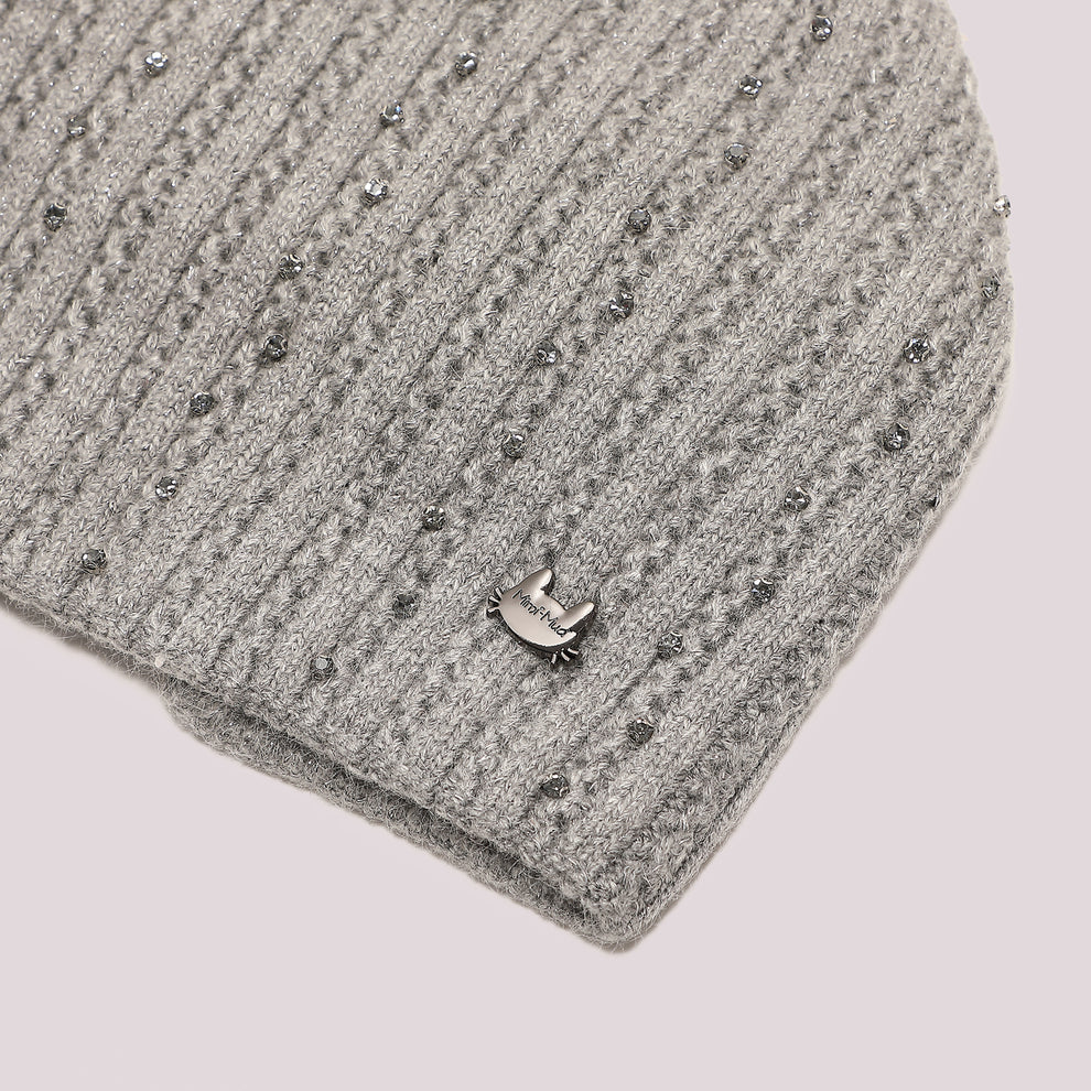 BERRETTO CON PICCOLE TRECCE CON STRASS MIMI-MUA