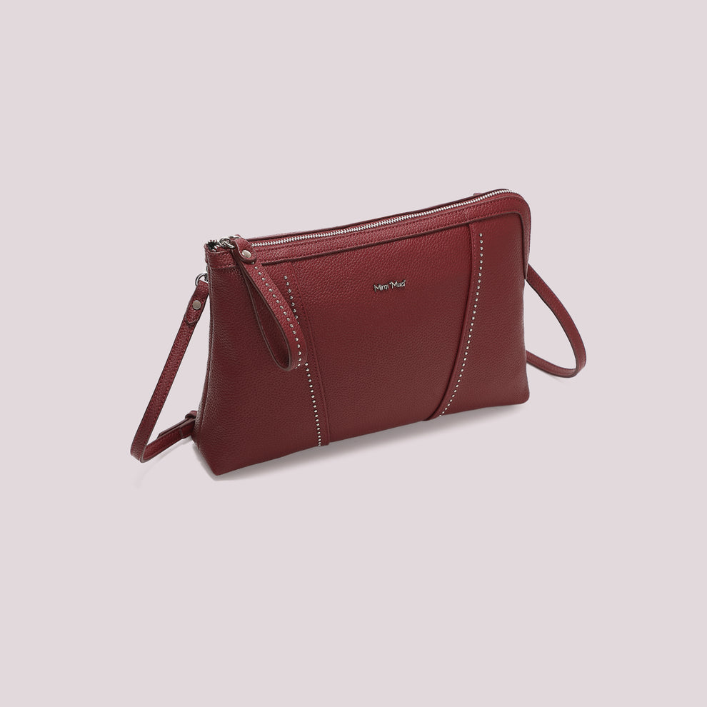 BORSA A BUSTA CON PICCOLE BORCHIE MIMI-MUA