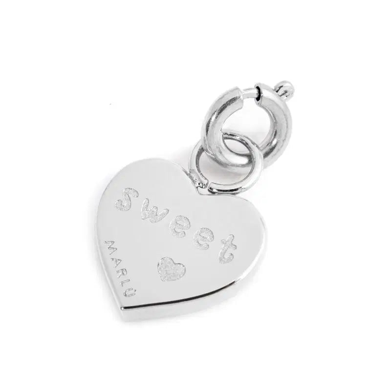 Charm cuore con zircone MARLU'